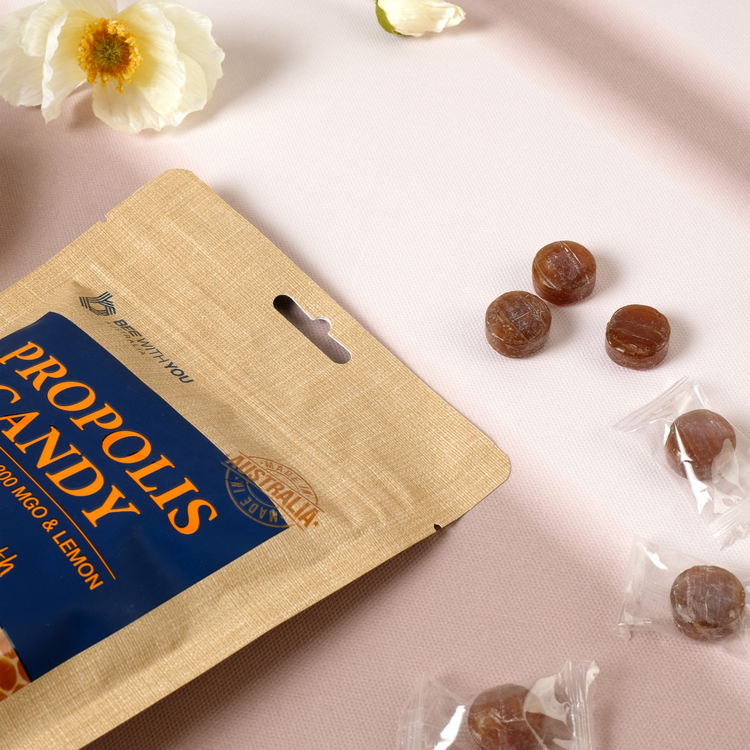 BEE WITH YOU double strength propolis candy – strong immune support